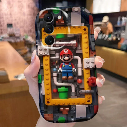 Cartoon Mushroom Case for Samsung Galaxy S25 S24 S23 S22 S21 Ultra Plus S20 FE A73 A72 A71 A56 A55 A54 5G A52 A52S A51 4G Cover
