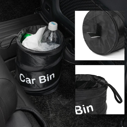 Collapsible Black Car Trash Can Pack Trash Bag Rubbish Waste Bin for Little Leak Proof Car Cooler Bag Garbage Bag Wastebasket