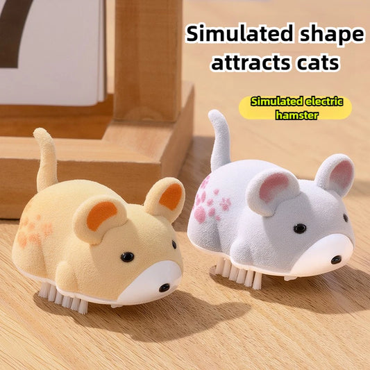 Cat Toys Intelligent Simulation Electric Hamster Cat Self Hi Soothing Tool Teasing Cute Hamster Appearance Attracts Pet Supplies