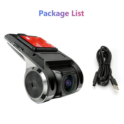 Car DVR Dash Cam Full HD 1080P Dash Cam For DVD Android Player ADAS LDWS Navigation Unit Auto Audio Voice Alarm Video Recording