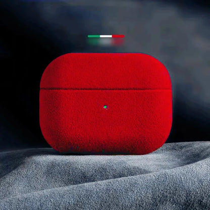 Italian Suede Leather Case For Airpods Pro 2 For Airpods Pro 3 Airpods 4 3 Case Luxury Artificial Leather All Inclusive Case