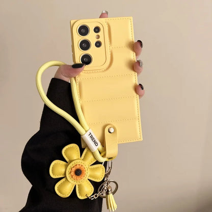 Soft Down Jacket Phone Case for Samsung Galaxy S25 Edge S23 S24 Ultra S22 S21 FE S20 A56 A36 A16 A06 A35 A55 A05 A15 A54 A34