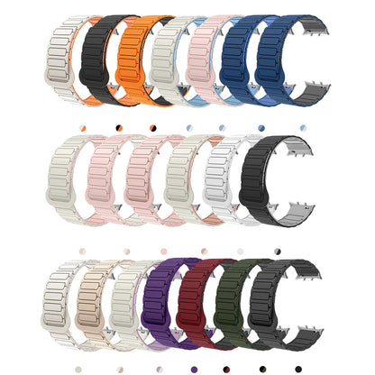 Armor Style Magnetic Wristband For Honor Watch 5 Quick Release Washable Breathable Silicone Sport Smart Watch Band Men Women