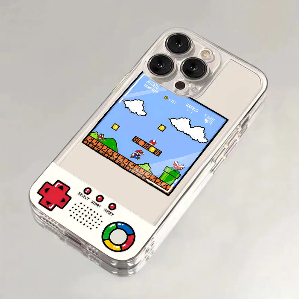 Hot game Phone Case For m-marios iPhone 16 15 14 13 12 11 Mini Pro Max X XR XSMax 7 8 Plus SE20 Transparent Cover