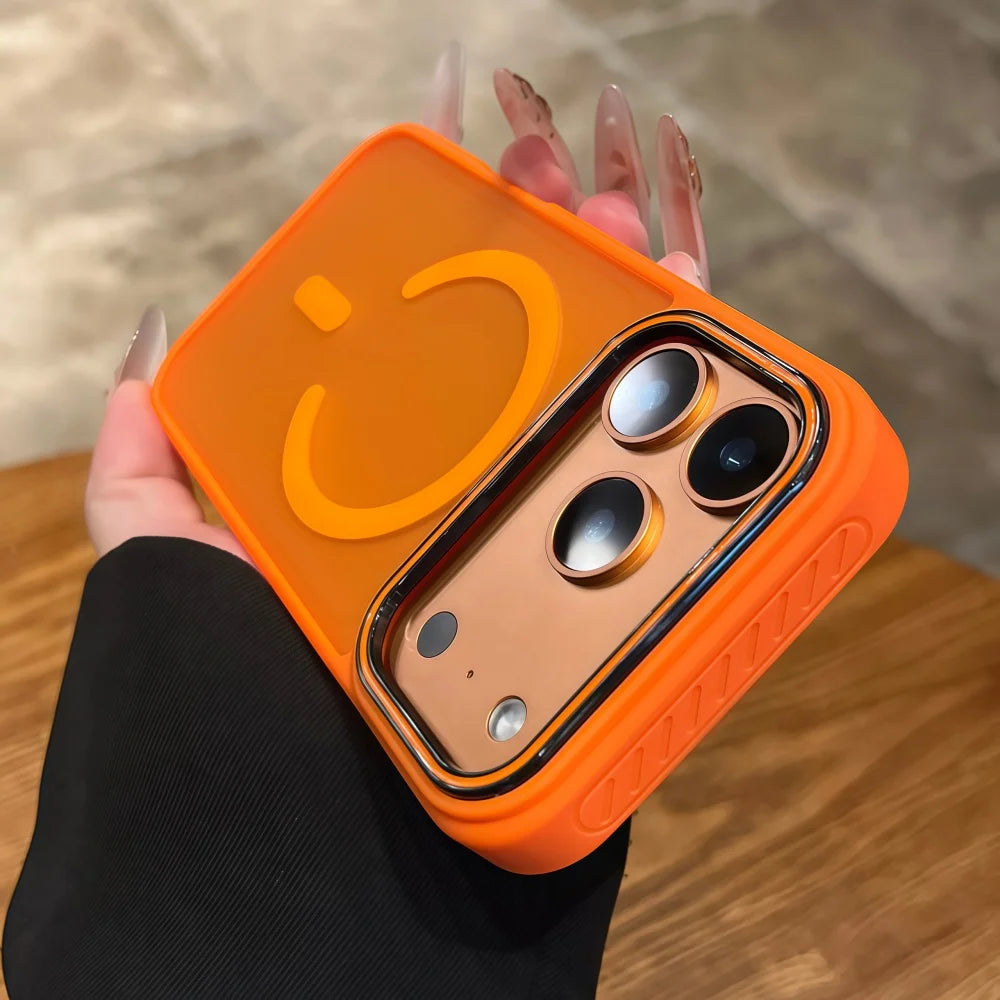 Business Anti-skid Bumper Magsafe Case for iPhone 17 14 15 16 13 Pro Max PC TPU Armor Cover for iPhone 17 Air 15 16 14 Plus