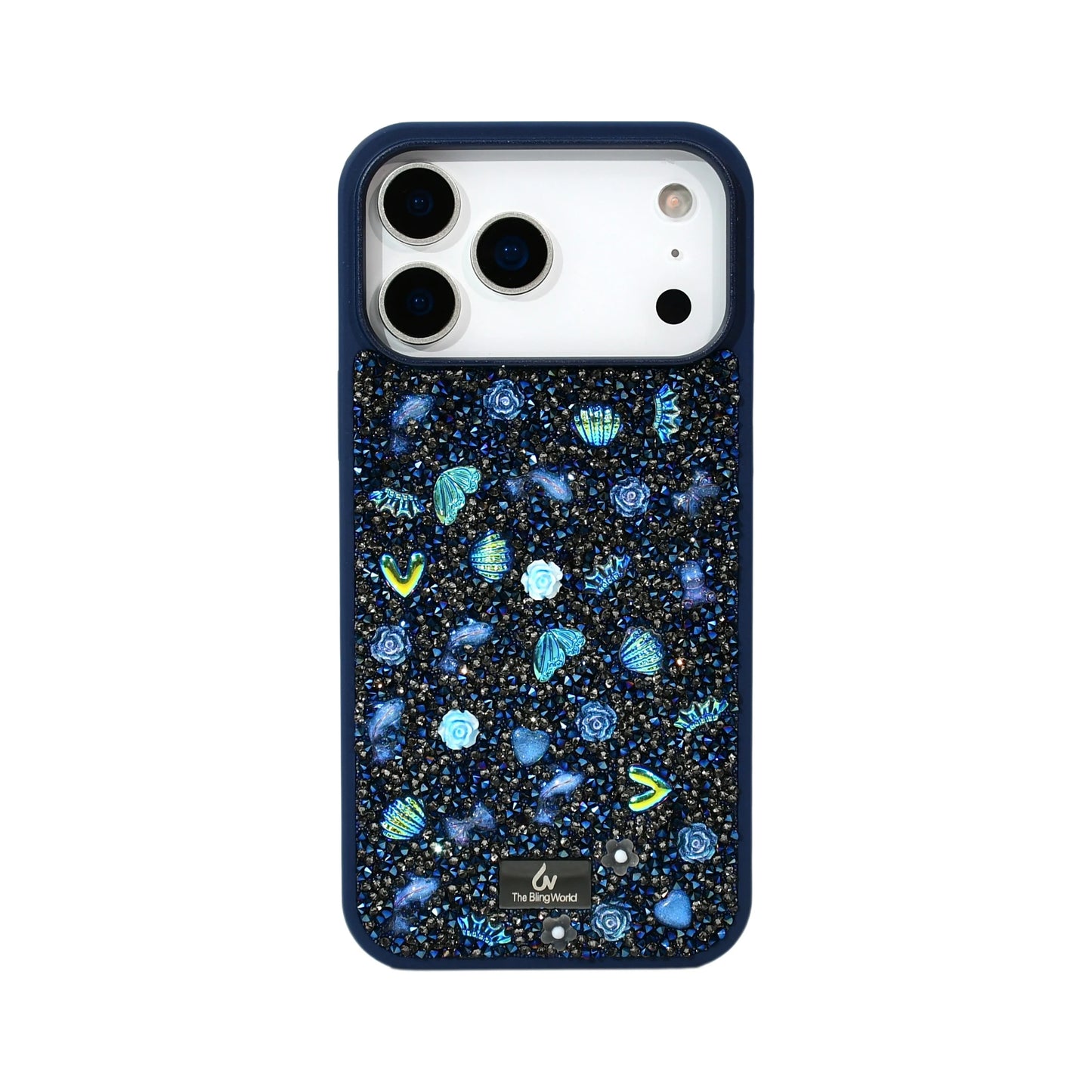 For IPhone 17 Pro Max/IPhone Air/17 Pro/17 Crystal Phone Case 3D Trinket Diamond Rhinestone Inlaid Fashion Glitter Back Cover