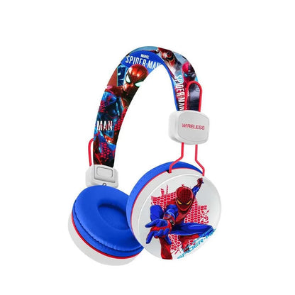 Disney Stitch Headphones Bluetooth Wireless Earbuds HIFI Stereo Sound Headsets with Mic for Spider Man Kids Anime Cartoon MF601