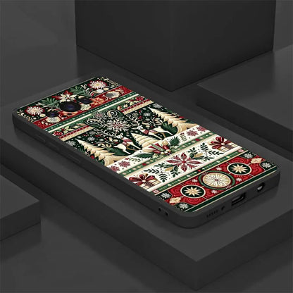 Phone Case for Google Pixel 6 7 8 Pro 6a 8a 10 9 Pro XL 9a 7a Black Soft Shell Christmas Deer Hot