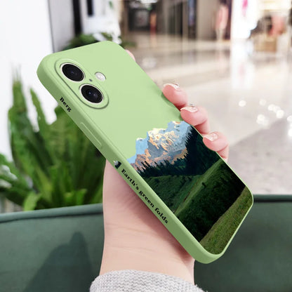 Charming Mountain Phone Case For iPhone 16 16e 15 14 13 12 11 X XR XS Plus Pro Max Mini Silicone Cover
