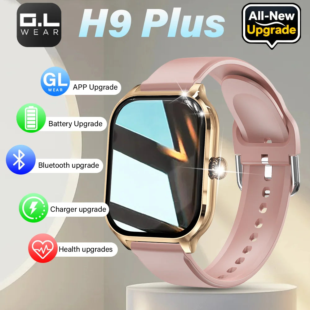 LAXASFIT 2025 New Smart Watch Bluetooth Call Message Reminder 24 Hour Health Monitoring Smart Watch Gift for Men and Women