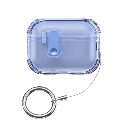 For AirPods Pro 3 2025 New Case Phone Stand Luxury designer Transparent TPU Case Upgrade security lock Case for Air Pods Pro 3