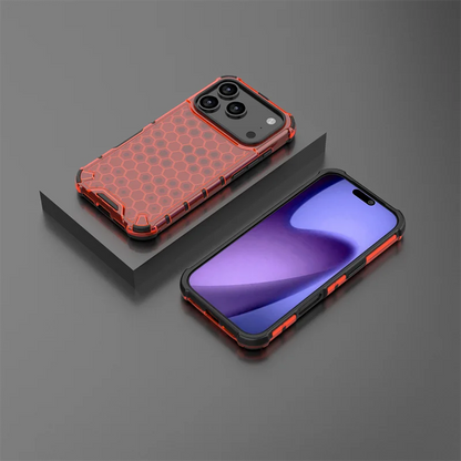 For iPhone 17 Pro Case iPhone 17 Pro Cover Honeycomb Style Bumper Shield Protective Phone Cases For iPhone 17 Pro Max Air Funda