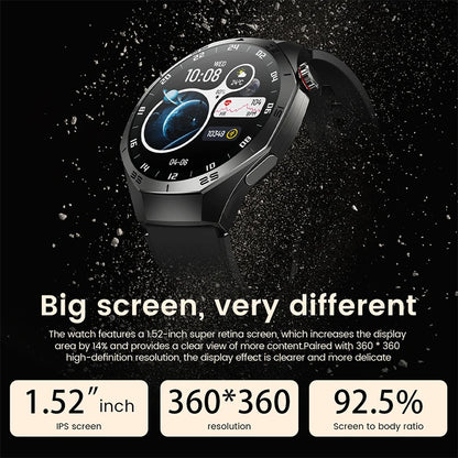2025 New For Huawei GT5 Pro Smart Watch Men AMOLED Screen GPS Motion trajectory Heart Rate Bluetooth Calls SmartWatch Waterproof