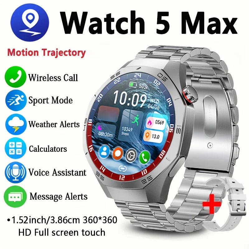 LAXASFIT Smartwatch Bluetooth Calling Fitness Tracking Music Playback Health Monitoring Men and Women 2025 New Smartwatch