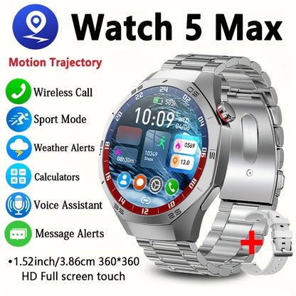LAXASFIT Smartwatch Bluetooth Calling Fitness Tracking Music Playback Health Monitoring Men and Women 2025 New Smartwatch