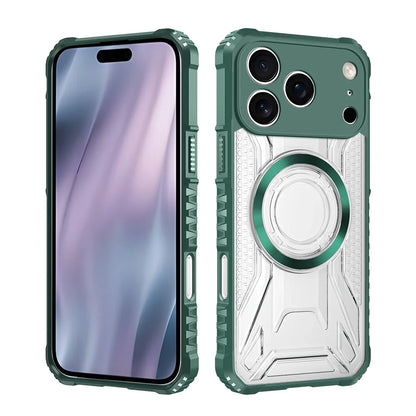 Shockproof Armor Magnetic Case for IPhone 17 Air 16E 15 14 Plus 13 12 11 17 Pro Max for Magsafe Wireless Charging PC Hard Case