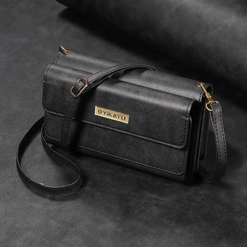 Leather Case For Google Pixel 7 8 9 10 Pro XL 6A 7A 8A 9A Pixel9 Phone Cover Multi Organ Card Slots Zipper Flip Wallet Coque