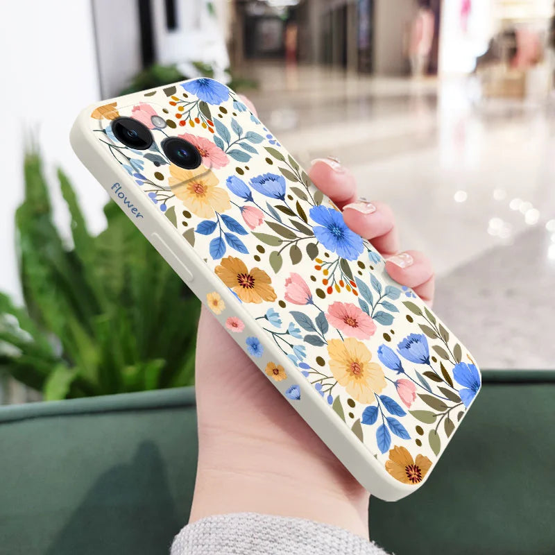 Miss Pattern Phone Case For iPhone 16 15 14 13 12 11 Pro Max Mini X XR XS SE2020 8 7 Plus 6 6S Plus Cover