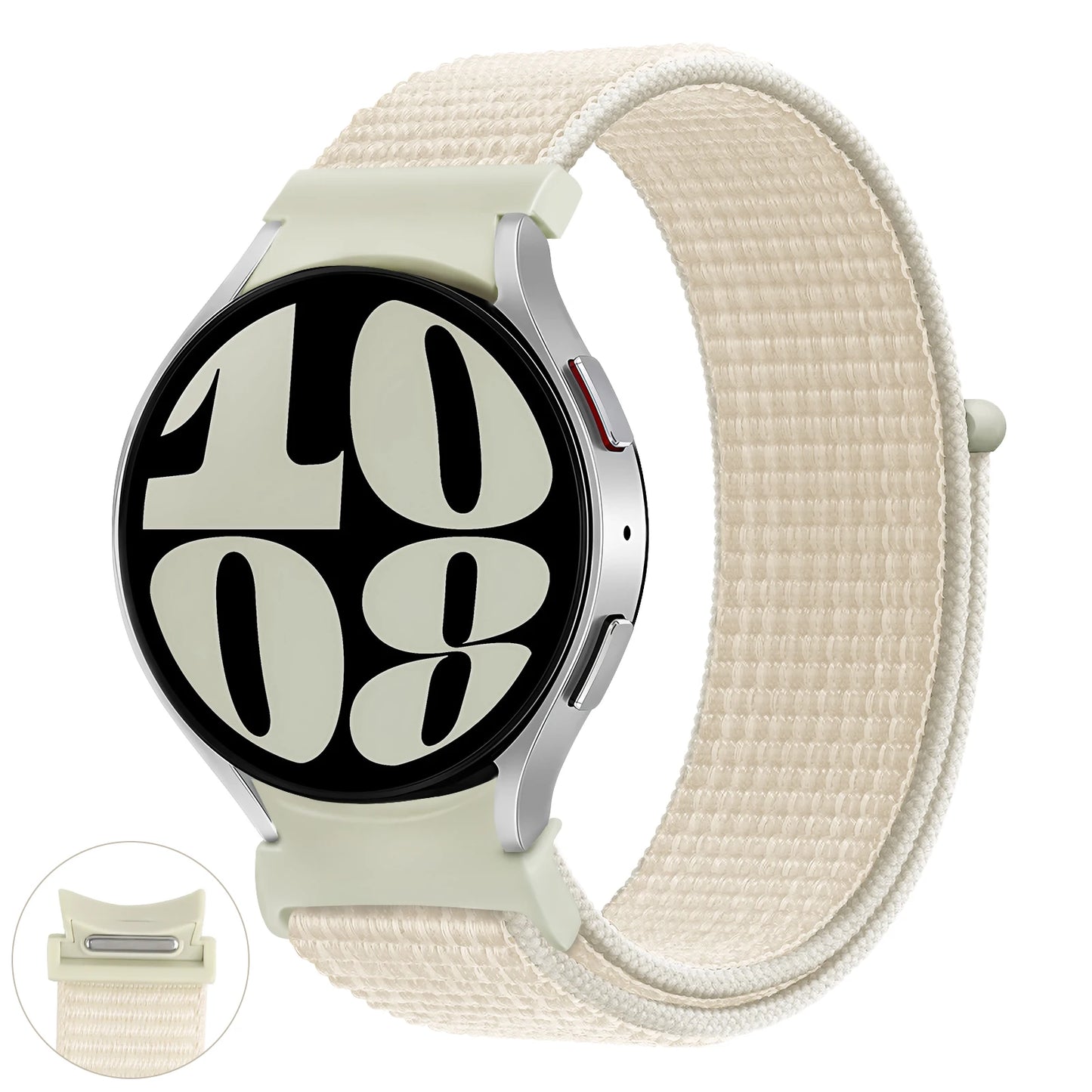 Nylon loop Band For Samsung Galaxy Watch 7 6 5 4 44mm 40mm 5 pro 45mm Sport 20mm bracelet Galaxy Watch6 Classic 47mm 43mm Strap