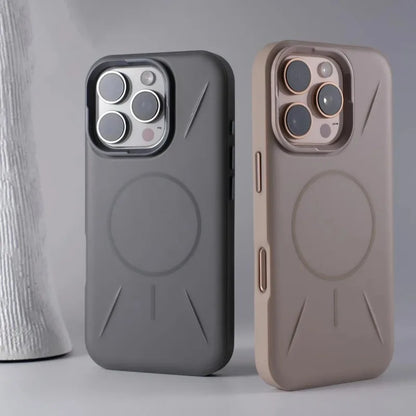 Matte Skin Friendly Magnetic Wireless Charging For Magsafe Case For iPhone 16 15 14 Plus 13 12 Pro Max PC Shockproof Hard Cover
