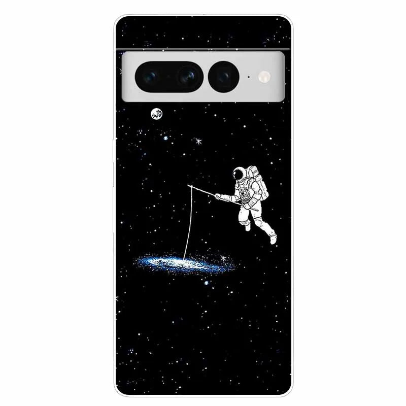 Case for Google Pixel 8 Pro / 7 7Pro Cover Pixel 8Pro Silicone Soft TPU Clear Funda for Google Pixel 8 5G Phone Shells Animals