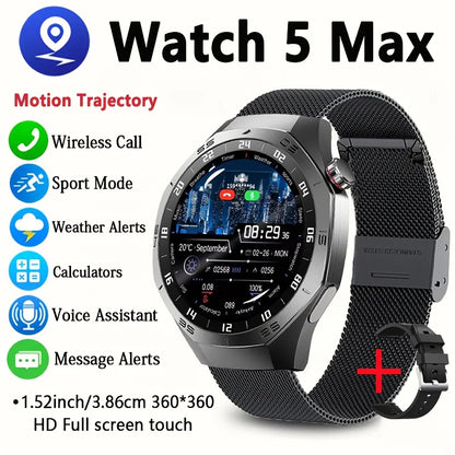 LAXASFIT Smartwatch Bluetooth Calling Fitness Tracking Music Playback Health Monitoring Men and Women 2025 New Smartwatch