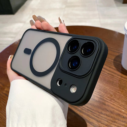 Luxury Matte Magnetic Wireless Charge Case For iPhone 17 Pro Max 17 Air 17 Pro 17 Lens Glass Film Clear Hard Bumper Back Cover