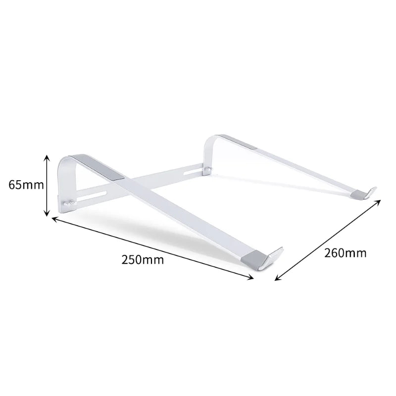 Adjustable Aluminum Laptop Stand Portable Notebook Support Holder For Macbook Pro Computer Riser Stand Cooling Bracket New