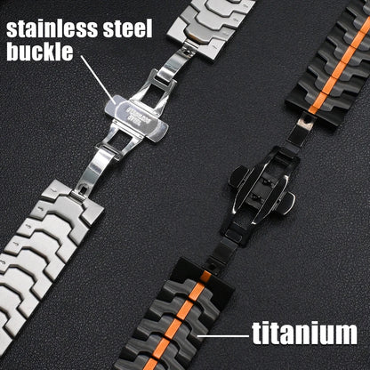 Titanium Band for Samsung Galaxy Watch Ultra 2025 Men Bracelet Luxury Metal Strap for samsung 7 ultra GALAXY ULTRA 47MM Correa