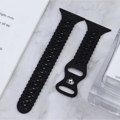 Silicone Sport Strap for Apple Watch Ultra Band 49mm 45mm 44mm 42mm 41mm 40/38mm Rubber Strap Bracelet Iwatch Series 8 7654 SE 3