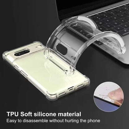 Ultra Thin Shockproof transparent Case For Google Pixel 6 7 8 Pro 6A 7A 8A Clear TPU Silicone Soft Cover Cases