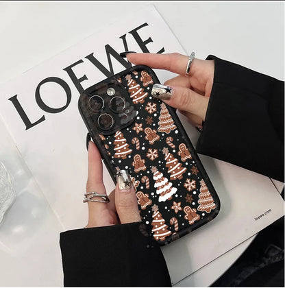 Merry Christmas Tree Gift Case For Google Pixel 8A 7A 9 Pro XL 7 8 PRO 7Pro Pixel7A Phone Casing Solid Color  Soft TPU