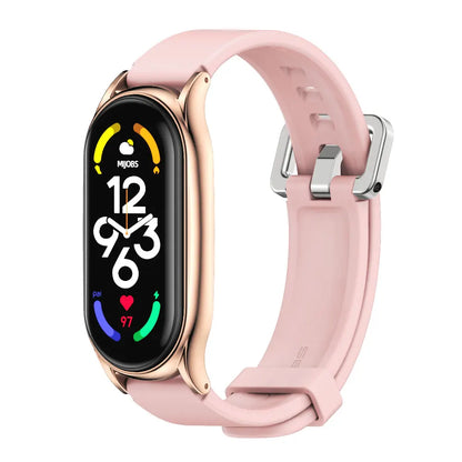 Strap For Xiaomi Mi Band 10 9 8 7 6 5 4 3 Silicone Wristband Bracelet Replacement For Xiaomi Band 8 MiBand 7 6 5 4 3 Wrist Strap