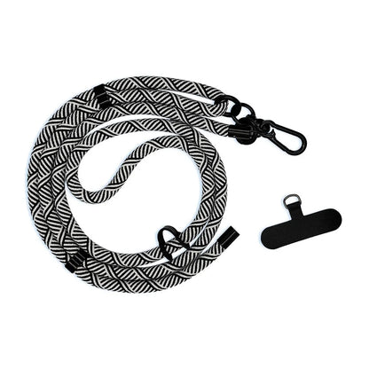 8MMx120CM Bold Long Mobile Phone Lanyard Universal Crossbody Hanging Shoulder Strap Detachable Neck Cord Anti-Lost Lanyard