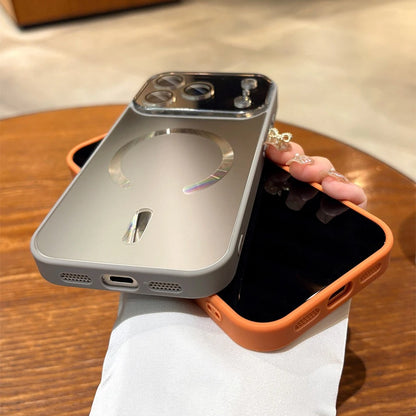 17 promax Air Case Big Window Flowing Light for Magsafe Magnetic Case for IPhone 17 16 15 14 13 17 Pro Max Phone Cover 17pro