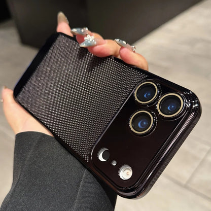 Plating Heat Dissipation Cooling Hollow Case For iPhone 11 12 13 14 15 16 Plus 17 Pro Max Air Camera Protection Shockproof Cover