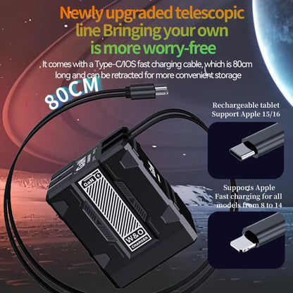 Xiaomi GAN 20W Ultra Fast Charger Type C Lighting PD 3.0 Mobile Phone Charging US/EU/UK Plug For iPhone Samsung Huawei Xiaomi
