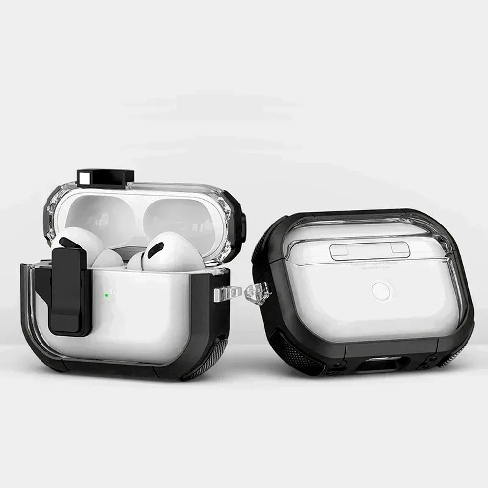 Security Lock Case For AirPods Pro 2 3 Cover For AirPods 3 2 1 Pro Pro2 Generation Cases Headphone Coque For AirPods Pro2 2nd