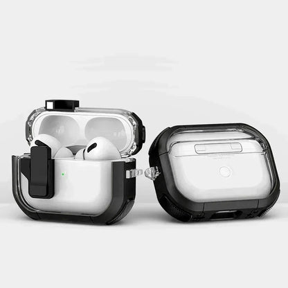 Security Lock Case For AirPods Pro 2 3 Cover For AirPods 3 2 1 Pro Pro2 Generation Cases Headphone Coque For AirPods Pro2 2nd