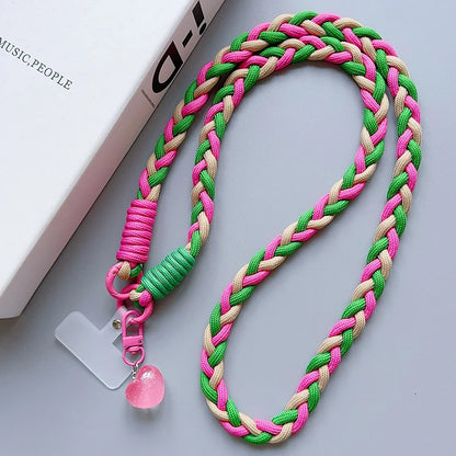 Creative Cartoon Mobile Phone Universal Lanyard Crossbody Long Rope Lanyard Rope Cartoon Decorative Pendant Accessories