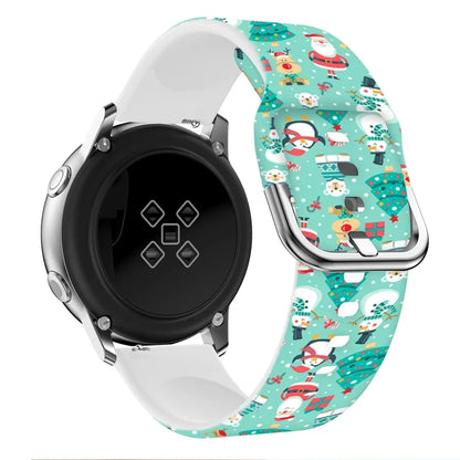 20mm 22mm Christmas Style Silicone Strap for COROS APEX 4 42mm PACE Pro Wristband Suunto Vertical 2 Run Race 2 CMF Watch 3 Pro 2