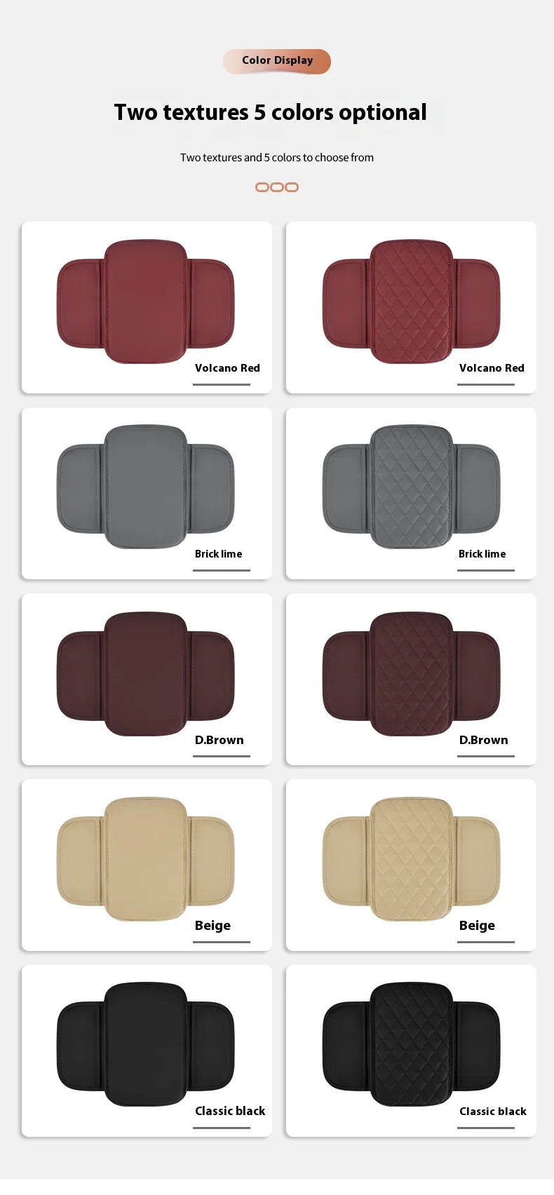 Car Interior Accessories Armrest Box Height Increase Pad Storage Bag Center Console Protector Cover for Toyota Fj Cruiser