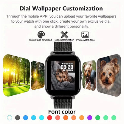 LAXASFIT 2026 New Y13 Pro Max Smart Watch Gift Full Touch Screen Sports Fitness Watch Bluetooth Talk Digital Smartwatch