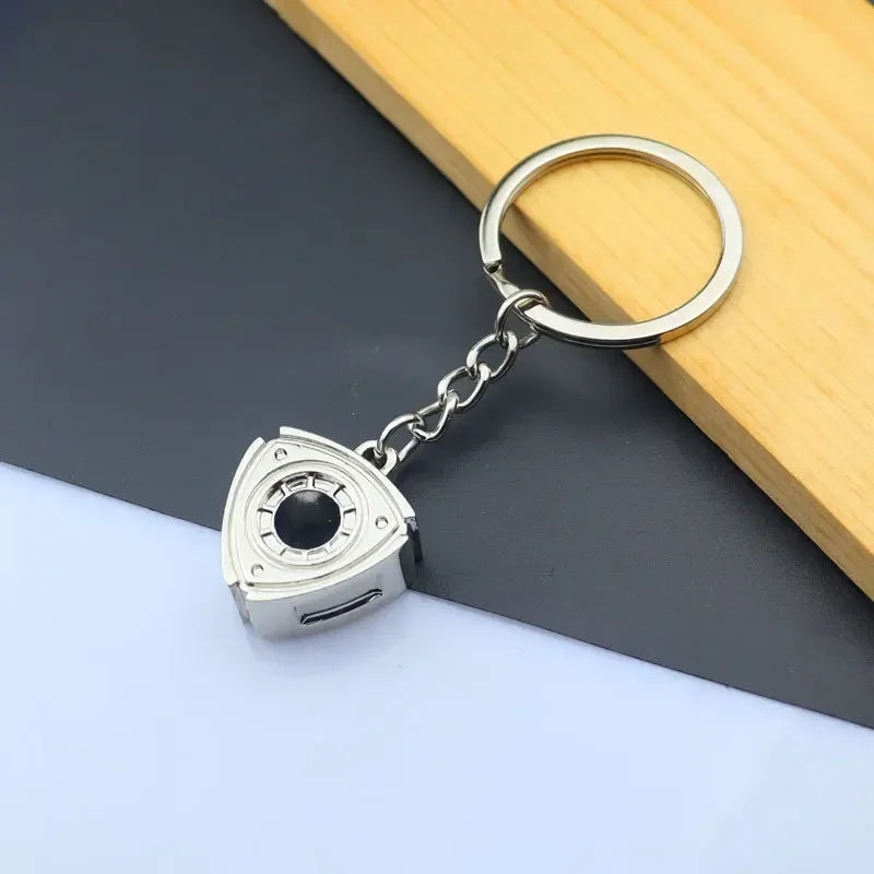 Creative Mini Auto Parts Car Wheel Keychain Auto Enthusiast Metal Keyring Accessories Key Ring Chain for Men Woman Lover Gift