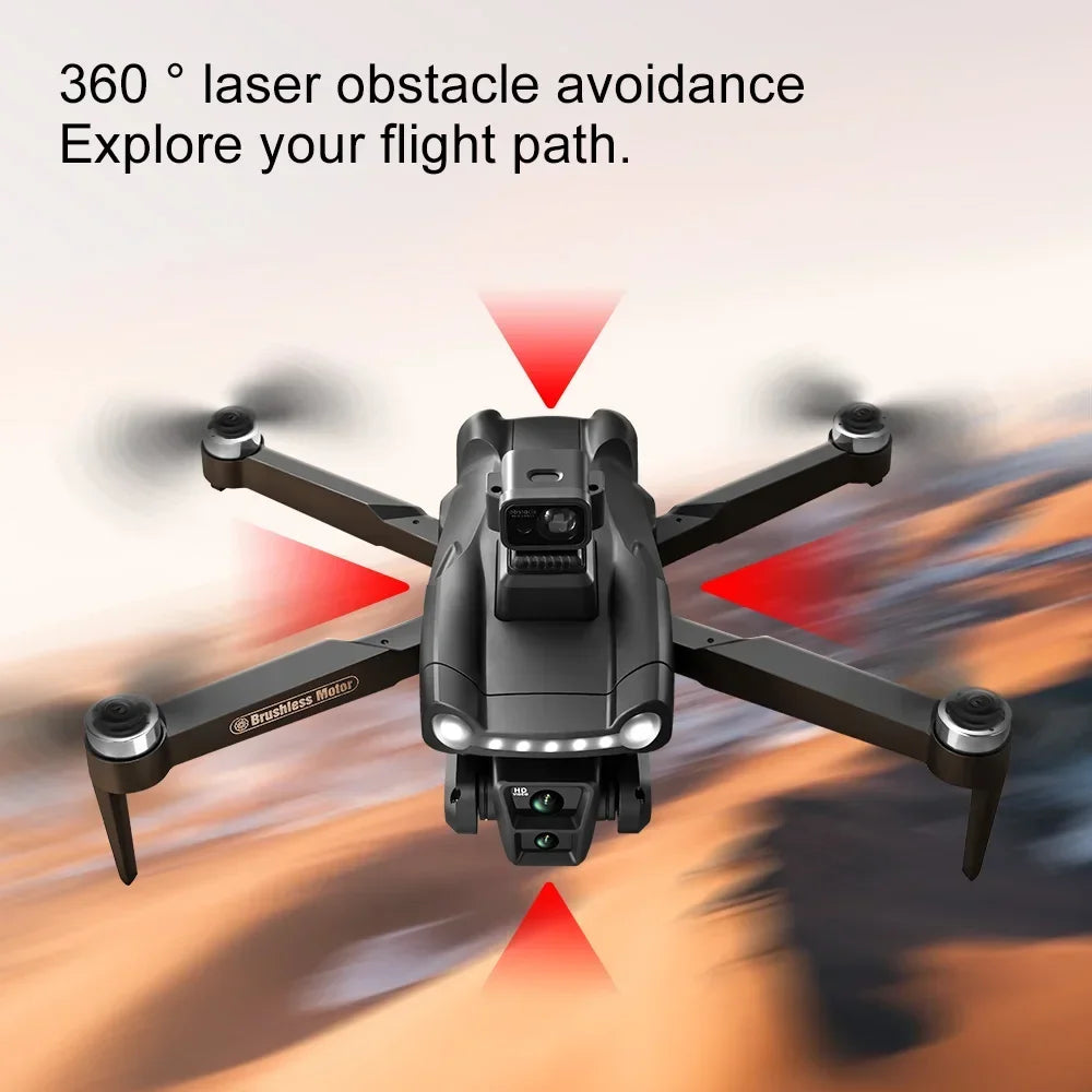 Original V198GPS Drone 4K Profesional FPV Brushless Laser obstacle avoidance Aerial Optical Foldable Quadcopter Mini 8K Dron