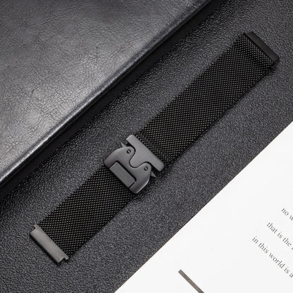 22mm Milanese Strap for Samsung Galaxy Watch 3 45 46mm for Xiaomi Redmi Watch 5 Active Metal Solo Loop Stainless Steel Wristband