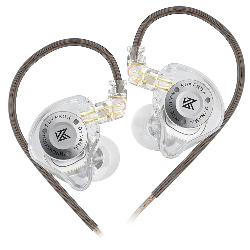 KZ EDX PRO X Dynamic Drive Earphone HIFI Bass Music Earbud Sport Noise Cancelling Headset KZ EDXPROX ZSTX ZSN PRO ZAS EDA ZVX