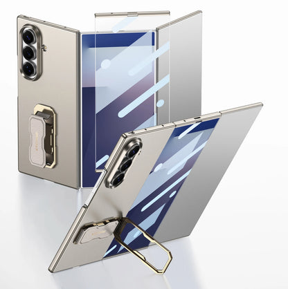 Ultra-thin Ring Holder Wrist Strap Case For Samsung Galaxy Z Trifold Outer Screen Glass Plastic Cover For Galaxy Z Trifold Case