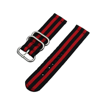18mm 20mm 22mm 24mm Nylon strap For Samsung Galaxy watch 3 4 5 pro 6 7 46mm 42mm Active2 Amazfit Bip S3 frontier Sports band