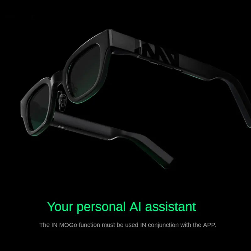 INMO Go Smart AR Glasses Wireless AI Assistant Glasses Music/Call/Translation/Teleprompter/Navigation/Bluetooth Audio In Stock - covers4phones